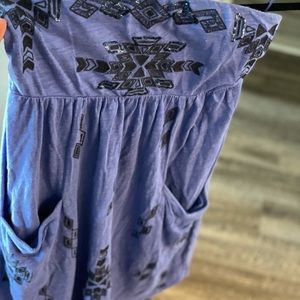 Summer dress worn as a beach cover up